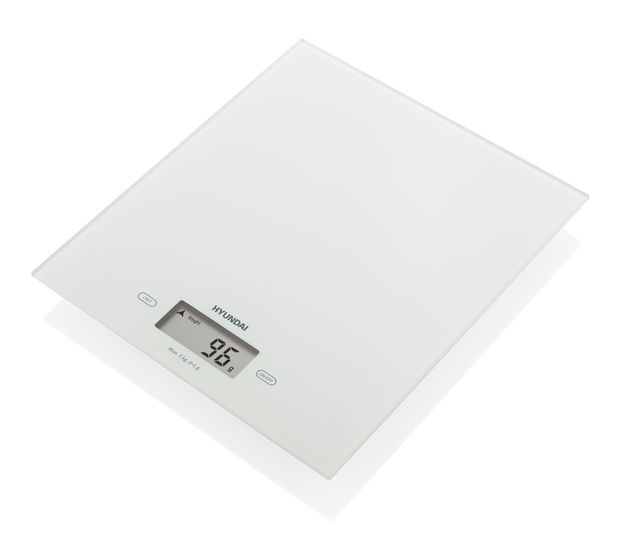 Hyundai KVE893 Elektronische Küchenwaage bis 5 kg Genauigkeit 1 g  (Weiß) f&uuml;r 19,99 Euro