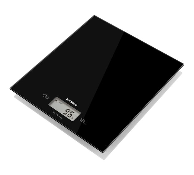 Hyundai KVE893 Elektronische Küchenwaage bis 5 kg Genauigkeit 1 g  (Schwarz) f&uuml;r 19,99 Euro