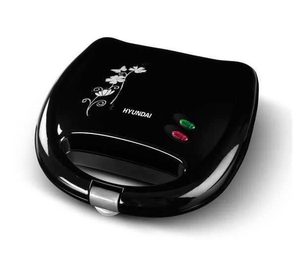 Hyundai SM626 Sandwichmaker 750 W für 2 Sandwiches  (Schwarz) f&uuml;r 26,99 Euro
