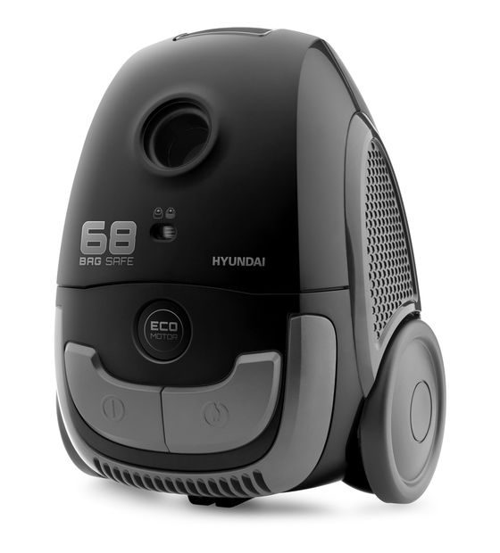 Hyundai VC009 Bodenstaubsauger mit Staubbeutel 800 W  (Schwarz) f&uuml;r 63,99 Euro