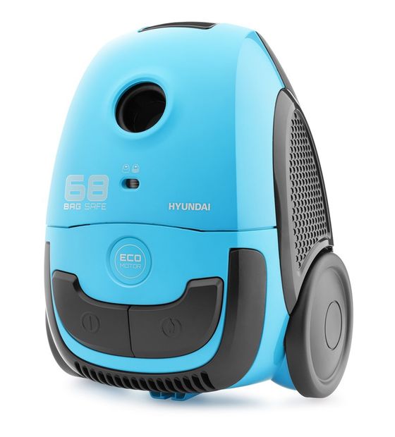 Hyundai VC068 Bodenstaubsauger mit Staubbeutel 800 W  (Blau) f&uuml;r 63,99 Euro