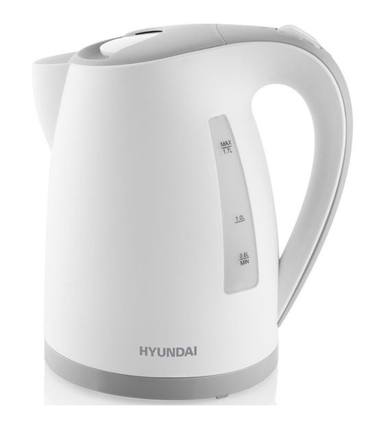 Hyundai VK107G 1,7 l Wasserkocher 2200 W  (Grau, Weiß) f&uuml;r 19,99 Euro