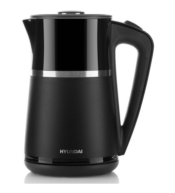 Hyundai VK306 1,7 l Wasserkocher 2200 W  (Schwarz) f&uuml;r 37,49 Euro