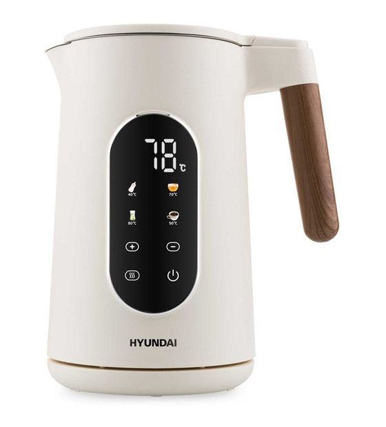 Hyundai VK690 1,7 l Wasserkocher 2200 W  (Weiß) f&uuml;r 44,99 Euro