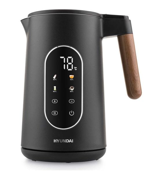 Hyundai VK690 1,7 l Wasserkocher 2200 W  (Schwarz) f&uuml;r 41,99 Euro