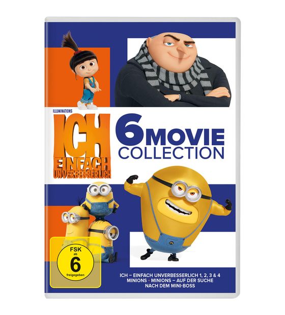 Ich einfach unverbesserlich & Minions - 6-Movie Collection (DVD) f&uuml;r 27,99 Euro