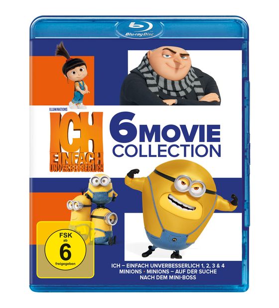 Ich einfach unverbesserlich & Minions - 6-Movie Collection (Blu-Ray) f&uuml;r 59,00 Euro