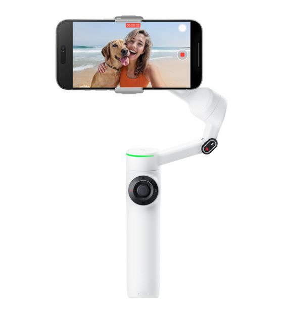 Insta360 Flow 2 Pro Stativ Gimbal für Smartphone faltbar Bluetooth  (Weiß) f&uuml;r 169,00 Euro