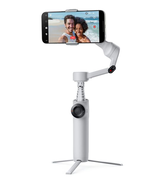 Insta360 Flow 2 Standard Bundle Stativ Gimbal für Smartphone faltbar Bluetooth  (Hellgrau) f&uuml;r 109,99 Euro
