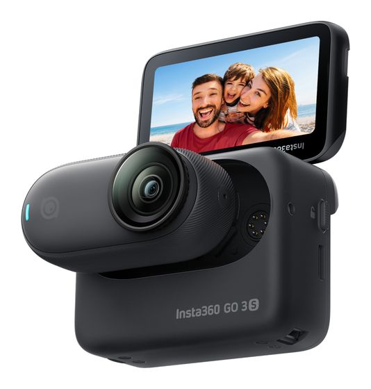 Insta360 Go 3S 128 GB 4000 x 3000 Pixel Actioncam  (Schwarz) f&uuml;r 329,00 Euro