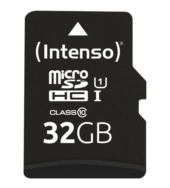 Intenso 3424480 MicroSD Speicherkarte 32 GB Class 1 (U1) Klasse 10 f&uuml;r 8,99 Euro