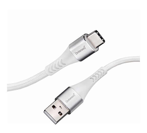 Intenso 7901102 0,48 Gbit/s Stecker USB A auf USB C bis 60 W 1,5 m  (Weiß) f&uuml;r 7,99 Euro
