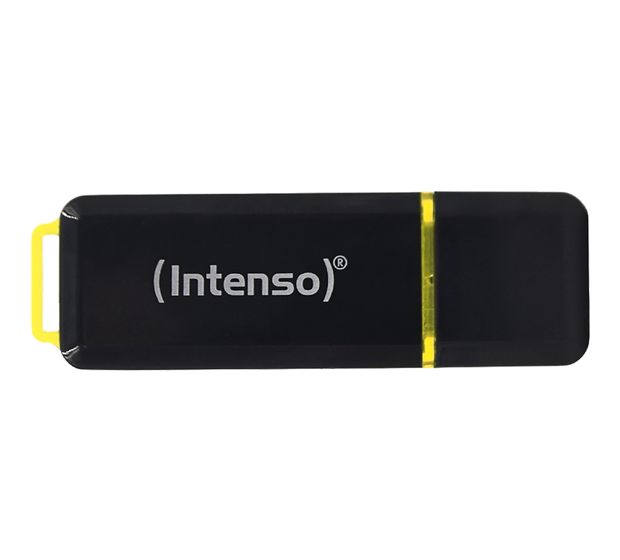 Intenso High Speed Line USB Typ-A Stick 64 GB  (Schwarz, Gelb) f&uuml;r 15,99 Euro