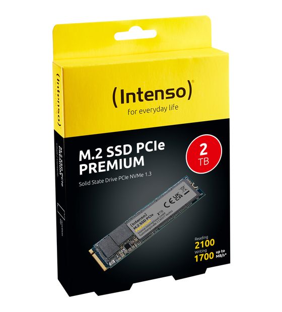 Intenso Premium 2 TB SSD PCI Express 3.0 M.2 f&uuml;r 319,99 Euro