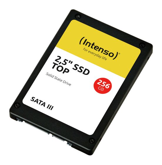 Intenso Top 256 GB SSD Serial ATA III 2.5"  (Schwarz) f&uuml;r 51,99 Euro