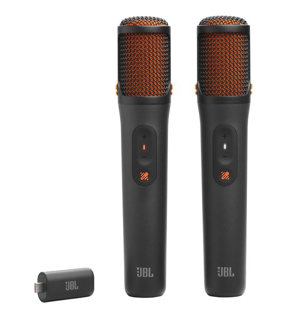 JBL EasySing Mics Karaoke kabellos Microphone set  (Schwarz) f&uuml;r 159,99 Euro