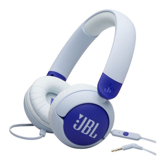 JBL Junior 320 Ohraufliegender Kopfhörer Kabelgebunden  (Blau) f&uuml;r 29,99 Euro