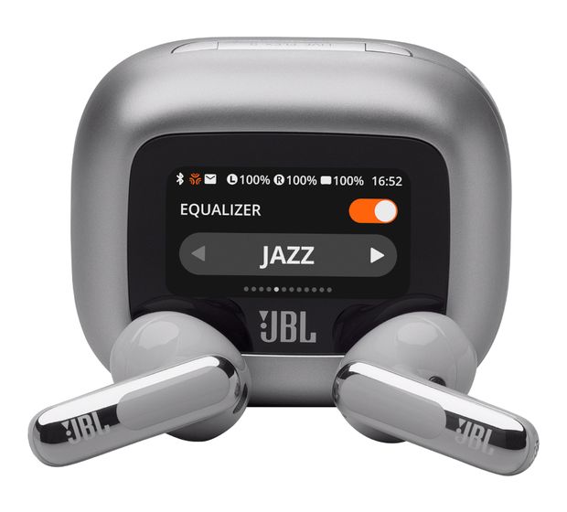 JBL Live Flex 3 In-Ear Bluetooth Kopfhörer kabellos 7 h Laufzeit IP54  (Silber) f&uuml;r 115,99 Euro