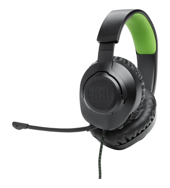 JBL Quantum 100 Over Ear Kopfhörer Kabelgebunden  (Schwarz) f&uuml;r 35,99 Euro