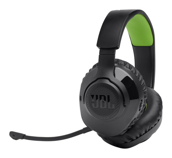 JBL Quantum 360X Over Ear Bluetooth Kopfhörer kabellos 26 h Laufzeit USB Typ-C  (Schwarz, Grün) f&uuml;r 70,00 Euro