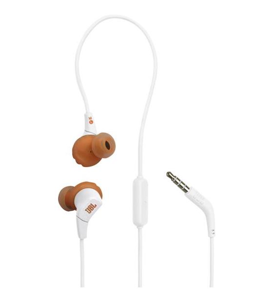 JBL Run 3 In-Ear Kopfhörer Kabelgebunden IP65  (Weiß) f&uuml;r 19,99 Euro