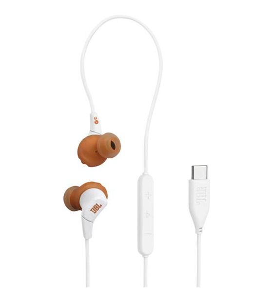 JBL Run 3C USB C In-Ear Kopfhörer Kabelgebunden IP65 USB Typ-C  (Braun, Weiß) f&uuml;r 26,99 Euro