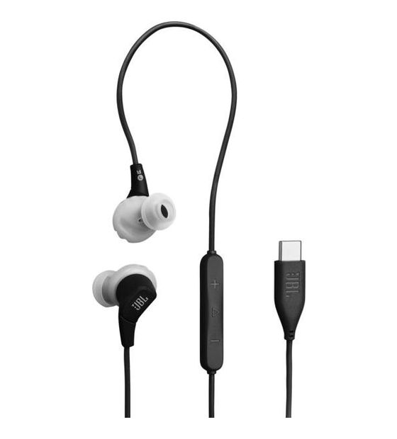 JBL Run 3C USB C In-Ear Kopfhörer Kabelgebunden IP65 USB Typ-C  (Schwarz) f&uuml;r 29,99 Euro