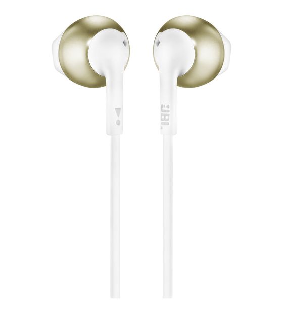 JBL Tune 205 In-Ear Kopfhörer Kabelgebunden 6 h Laufzeit  (Champagner, Gold) f&uuml;r 19,99 Euro