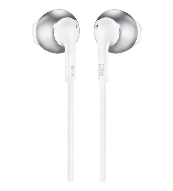 JBL Tune 205 In-Ear Kopfhörer Kabelgebunden 6 h Laufzeit  (Chrom, Weiß) f&uuml;r 19,99 Euro