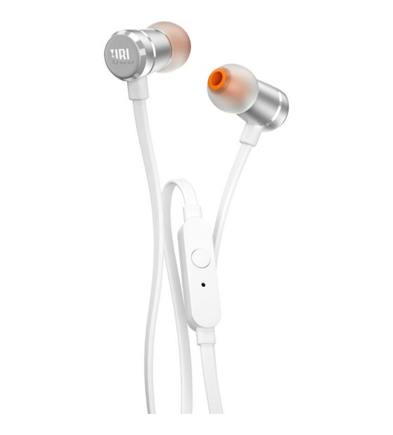 JBL Tune 290 In-Ear Kopfhörer Kabelgebunden  (Silber) f&uuml;r 21,27 Euro