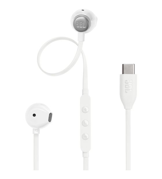JBL Tune 305C In-Ear Kopfhörer Kabelgebunden USB Typ-C  (Weiß) f&uuml;r 19,99 Euro
