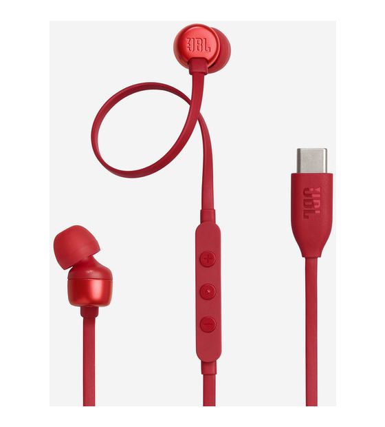JBL Tune 310C In-Ear Kopfhörer Kabelgebunden USB Typ-C  (Rot) f&uuml;r 19,99 Euro