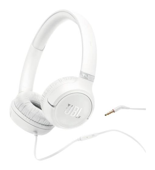 JBL Tune 530 Over Ear Kopfhörer Kabelgebunden  (Weiß) f&uuml;r 26,99 Euro