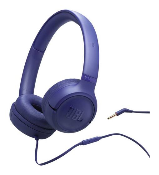 JBL Tune 530 Over Ear Kopfhörer Kabelgebunden  (Blau) f&uuml;r 26,99 Euro