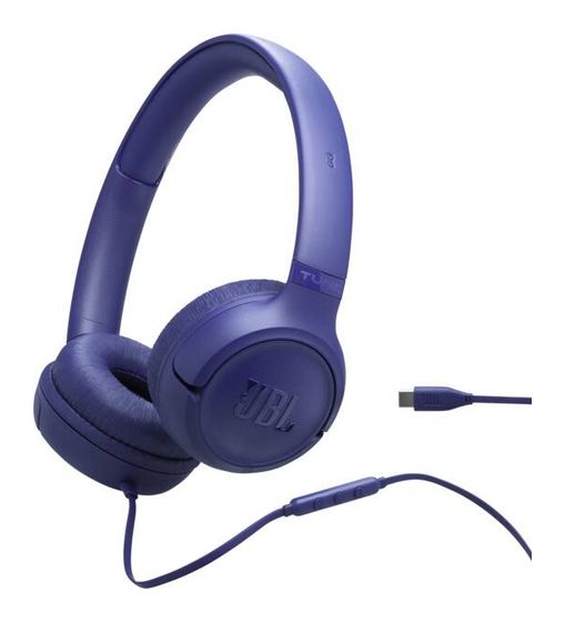 JBL Tune 530C USB C Over Ear Kopfhörer Kabelgebunden USB Typ-C  (Blau) f&uuml;r 33,99 Euro