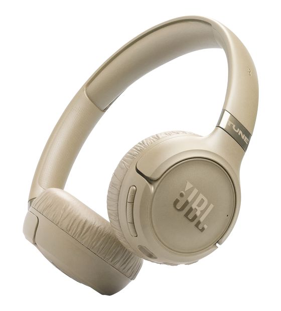 JBL Tune 680NC Ohraufliegender Bluetooth Kopfhörer kabelgebunden&kabellos 76 h Laufzeit USB Typ-C  (Beige) f&uuml;r 80,99 Euro