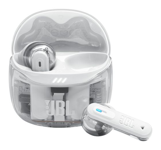 JBL Tune Flex 2 Ghost Edition In-Ear Bluetooth Kopfhörer Kabellos TWS IP54  (Weiß) f&uuml;r 77,49 Euro