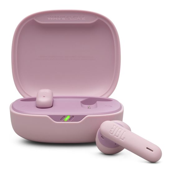 JBL Wave Flex 2 In-Ear Bluetooth Kopfhörer kabellos 8 h Laufzeit IP54 USB Typ-C  (Pink) f&uuml;r 64,49 Euro