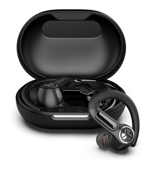 JLab Epic Sport ANC 3 In-Ear Bluetooth Kopfhörer kabellos 12 h Laufzeit IP55  (Schwarz) f&uuml;r 99,99 Euro