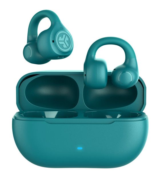 JLab Flex Open In-Ear Bluetooth Kopfhörer kabellos 7 h Laufzeit IPX4  (Türkis) f&uuml;r 69,99 Euro