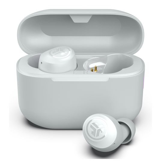 JLab Go Air Pop+ In-Ear Bluetooth Kopfhörer Kabellos TWS 9 h Laufzeit IPX4  (Weiß) f&uuml;r 24,99 Euro