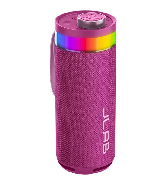 JLab Go Party 10 W Bluetooth Lautsprecher IP56 Laufzeit bis 16 h  (Pink) f&uuml;r 34,99 Euro