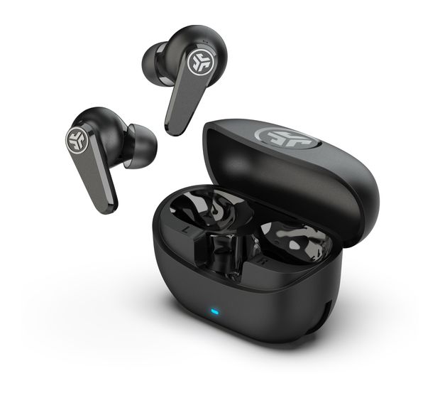 JLab Go Pods ANC In-Ear Bluetooth Kopfhörer Kabellos TWS 26 h Laufzeit IP55  (Schwarz) f&uuml;r 29,99 Euro