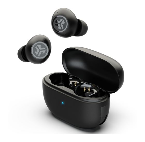 JLab Go Pop ANC In-Ear Bluetooth Kopfhörer Kabellos TWS 7 h Laufzeit IP55  (Schwarz) f&uuml;r 29,99 Euro