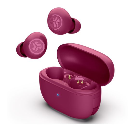JLab Go Pop ANC In-Ear Bluetooth Kopfhörer Kabellos TWS 7 h Laufzeit IP55  (Fuchsie) f&uuml;r 29,99 Euro