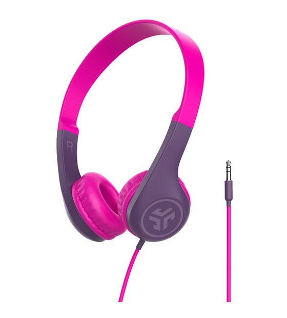 JLab JBuddies Pro Over Ear Kopfhörer Kabelgebunden  (Pink) f&uuml;r 12,99 Euro