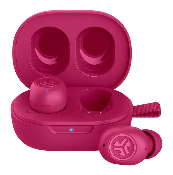JLab JBuds Mini In-Ear Bluetooth Kopfhörer kabellos 5,5 h Laufzeit IP55  (Pink) f&uuml;r 39,99 Euro