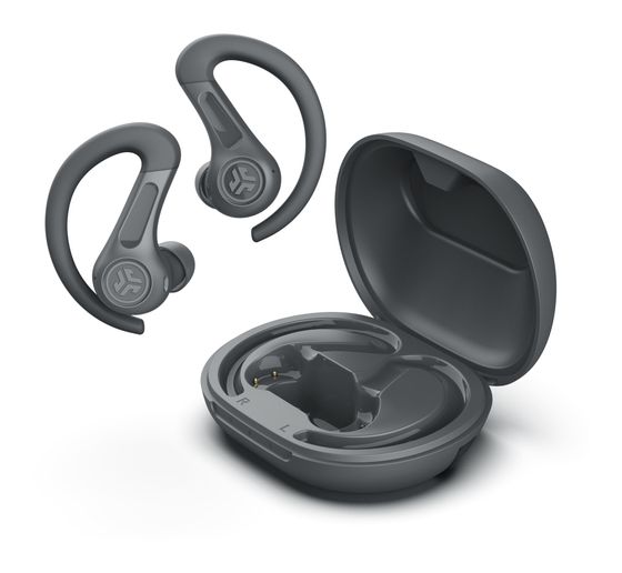 JLab JBuds Sport In-Ear Bluetooth Kopfhörer Kabellos TWS 14 h Laufzeit IP66  (Graphit) f&uuml;r 59,99 Euro
