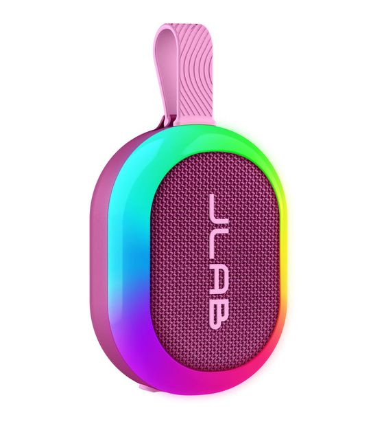 JLab Pop Party 5 W Bluetooth Lautsprecher IP55 Laufzeit bis 8 h  (Pink) f&uuml;r 22,99 Euro