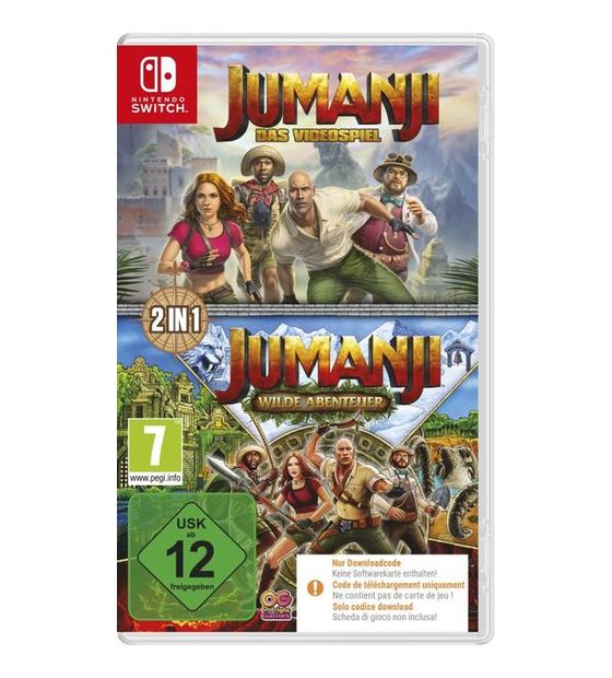 Jumanji 1+2 Compilation (Nintendo Switch) f&uuml;r 24,99 Euro